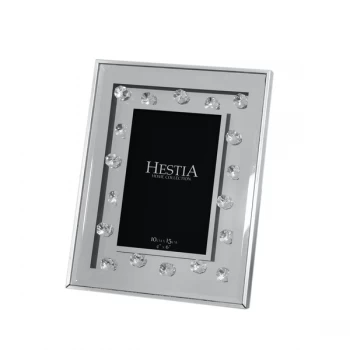 4" x 6" - HESTIA Mirror & Crystal Beads Photo Frame