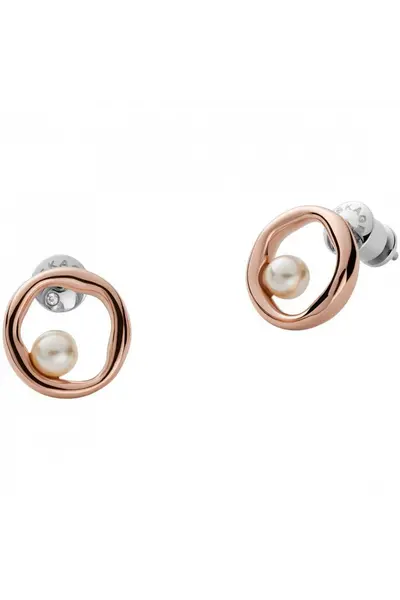 Skagen Jewellery Agnethe Stainless Steel Earrings - Skj1438791 Rose