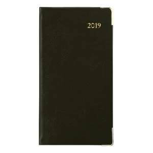 Collins CAPV 2019 Classic Slim Portrait Desk Diary Week to View Ref