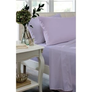 Catherine Lansfield Lilac Non-Iron Fitted Sheet - King