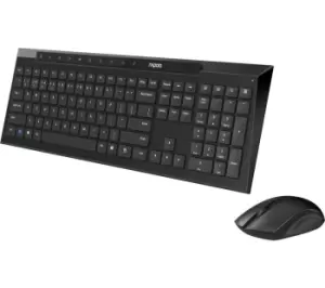 RAPOO 8210M Wireless Keyboard & Mouse Set - Black
