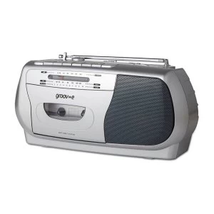 Groov-e Retro Series Portable Cassette Player Recorder with Radio