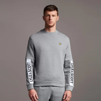 Branded Sweatshirt - Mid Grey Marl - S
