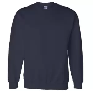 Gildan DryBlend Adult Set-In Crew Neck Sweatshirt (13 Colours) (S) (Navy)