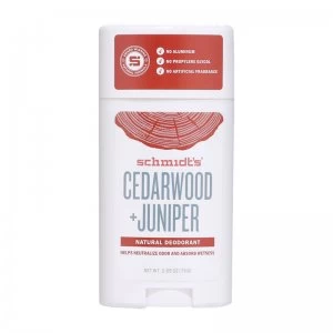 Schmidt's Naturals Cedarwood & Juniper Deodorant Stick 58ml