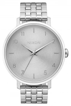 Nixon Arrow All Silver Stainless Steel Bracelet Silver Watch