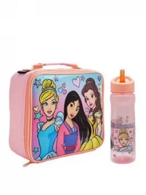 Disney Princess Disney Felt Pen Princess Rectangular Lunch Bag & Bottle