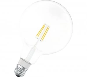 LEDVANCE SMART Filament Globe Dimmable LED Light Bulb - E27, White