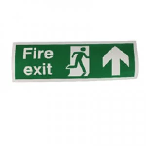 Blick Safety Sign Fire Exit Up 150x450mm Self-Adhesive EB09AS