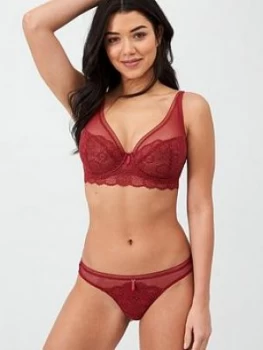 Freya Expression Lace Brazilian Brief - Red