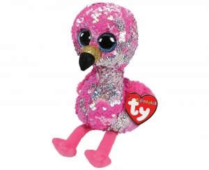 ty Pinky Flamingo Flippable Beanie Boo Multi