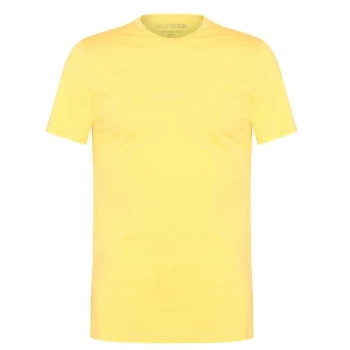 Guess Eco Aidy Logo T Shirt - Yellow