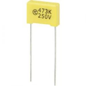MKS thin film capacitor Radial lead 0.047 uF 250 Vdc 5 10 mm L x W x H 13 x 4 x 9mm