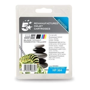 5 Star Office HP 364 Black and Tri Colour Ink Cartridge