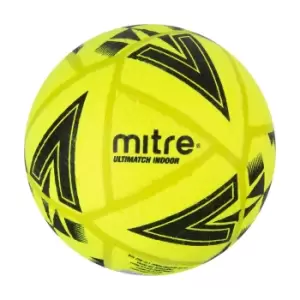 Mitre Ultimatch Indoor Football (yellow/Black, 4)