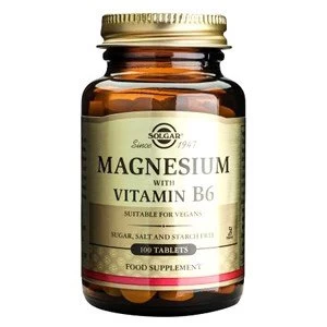 Solgar Magnesium with Vitamin B 6 Tablets 100 tablets