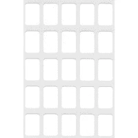 Club SD04904 Self-Adhesive Labels 12mm x 18mm - White (10 Pack)