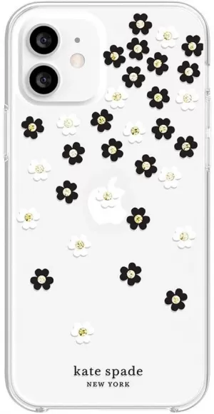 Kate Spade New York Protective Hardshell Case For Sophomore and Junior - Scattered Flowers - iPhone 12/iPhone 12 Pro