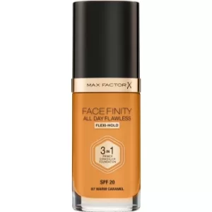Max Factor Facefinity All Day Flawless Long-Lasting Foundation SPF 20 Shade 87 Warm Caramel 30ml