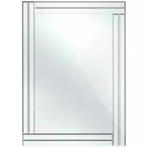 Bevelled Edge Mirror with Double Line Frame - Premier Housewares