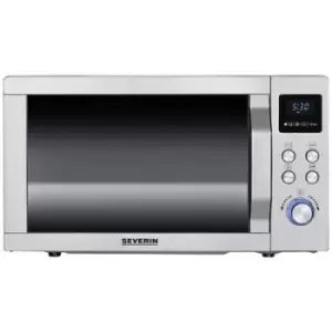 Severin MW 7774 Microwave Stainless steel (brushed), Silver 900 W Grill function, with pizza maker function, Heat convection