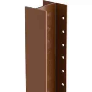 DuraPost Classic 48mm Steel Fence Post - 1800mm (Sepia Brown)