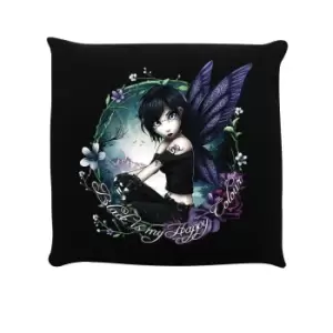 Hexxie Black Is My Happy Colour Paige Filled Cushion (One Size) (Black)