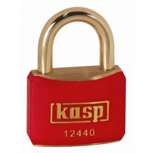 Kasp K12440REDD Padlock 40 mm Gold yellow Key
