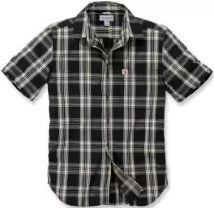 Carhartt Essential Short Sleeve Shirt, black-white, Size S, black-white, Size S