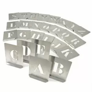 Kennedy 60MM (Set of 26) Steel Stencil Letters
