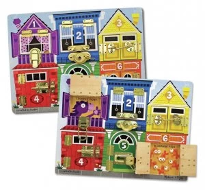 Melissa and Doug Latches Board.