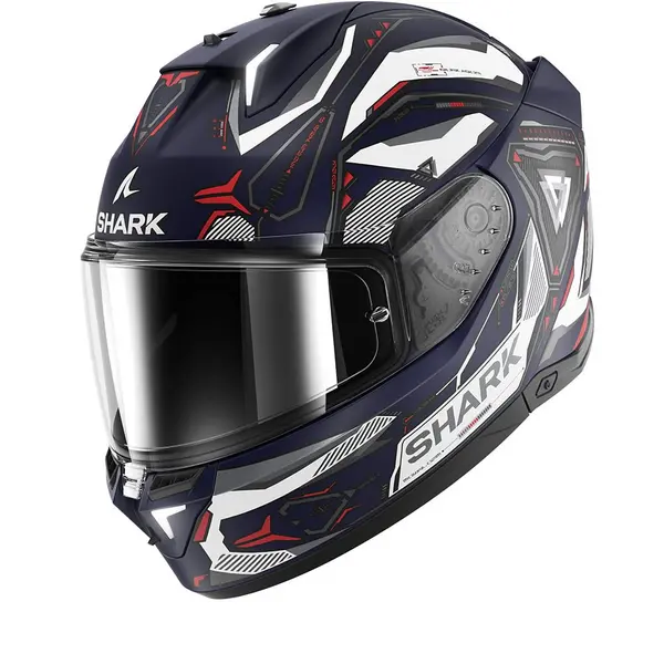 Shark SKWAL i3 Linik Mat Blue White Red BWR Full Face Helmet S