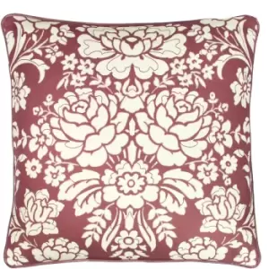 Paoletti - Melrose Floral Cushion Mulberry - Mulberry