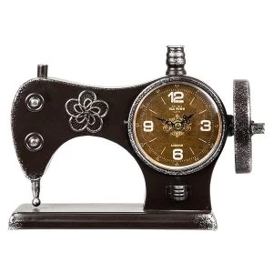 Past Times Sewing Machine Clock