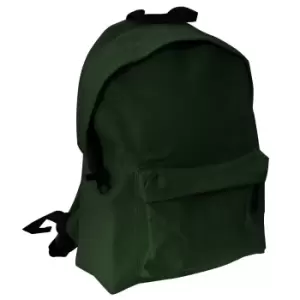 Bagbase Junior Fashion Backpack / Rucksack (14 Litres) (Pack of 2) (One Size) (Bottle Green)