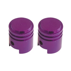 Savage Piston Valve Caps Schrader Purple
