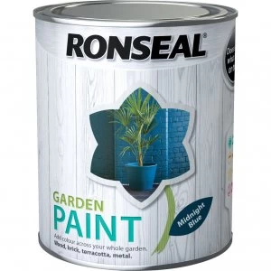 Ronseal General Purpose Garden Paint Midnight Blue 750ml