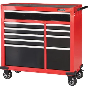 10-Drawer XL Heavy Duty Cabinet with Caster Wheels and Side Handle - Kennedy