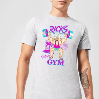 Rick and Morty Rick Gym Mens T-Shirt - Grey - XS - Grey