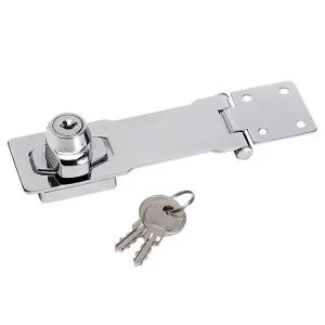 Master Lock Chrome Plated Steel Locking Hasp 117mm