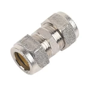 Plumbsure Compression Straight coupler Dia15mm