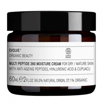 Evolve Beauty Evolve Organic Beauty Multi Peptide 360 Moisture Cream 60ml - White