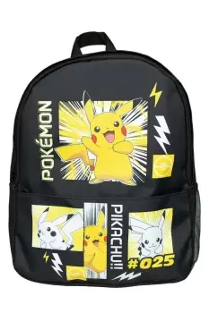 Pokemon Anime Pikachu Backpack - Black