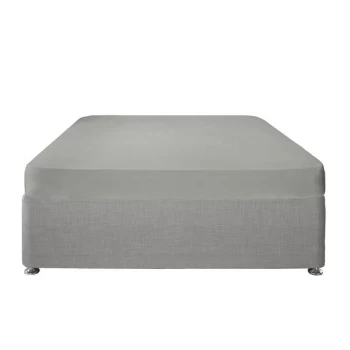 Serene Fitted Sheet - Silver