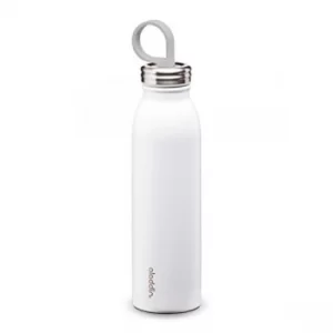 Aladdin Chilled Thermavac Stainless Steel Water Bottle 0.55L Snowflake White