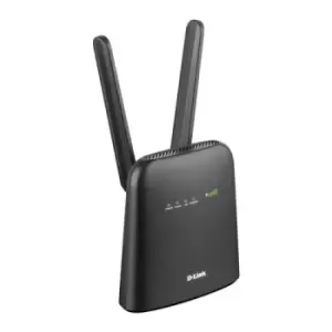 D-Link N300 Wireless Router Ethernet Single-band (2.4 GHz) 3G 4G Black