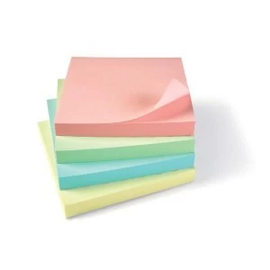 5 Star Office Re Move Notes Repositionable Pastel Pad of 100 Sheets 76x76mm Assorted Pack 12