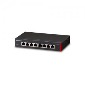 Buffalo BS-GS2008 network switch L2 Gigabit Ethernet (10/100/1000) Black