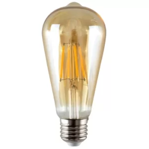 5 x Dimmable 4W ES E27 LED Filament Pear Shaped Bulbs