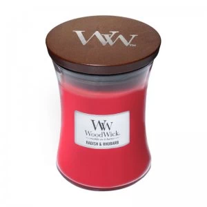 WoodWick Radish & Rhubarb Medium Jar Candle 275g